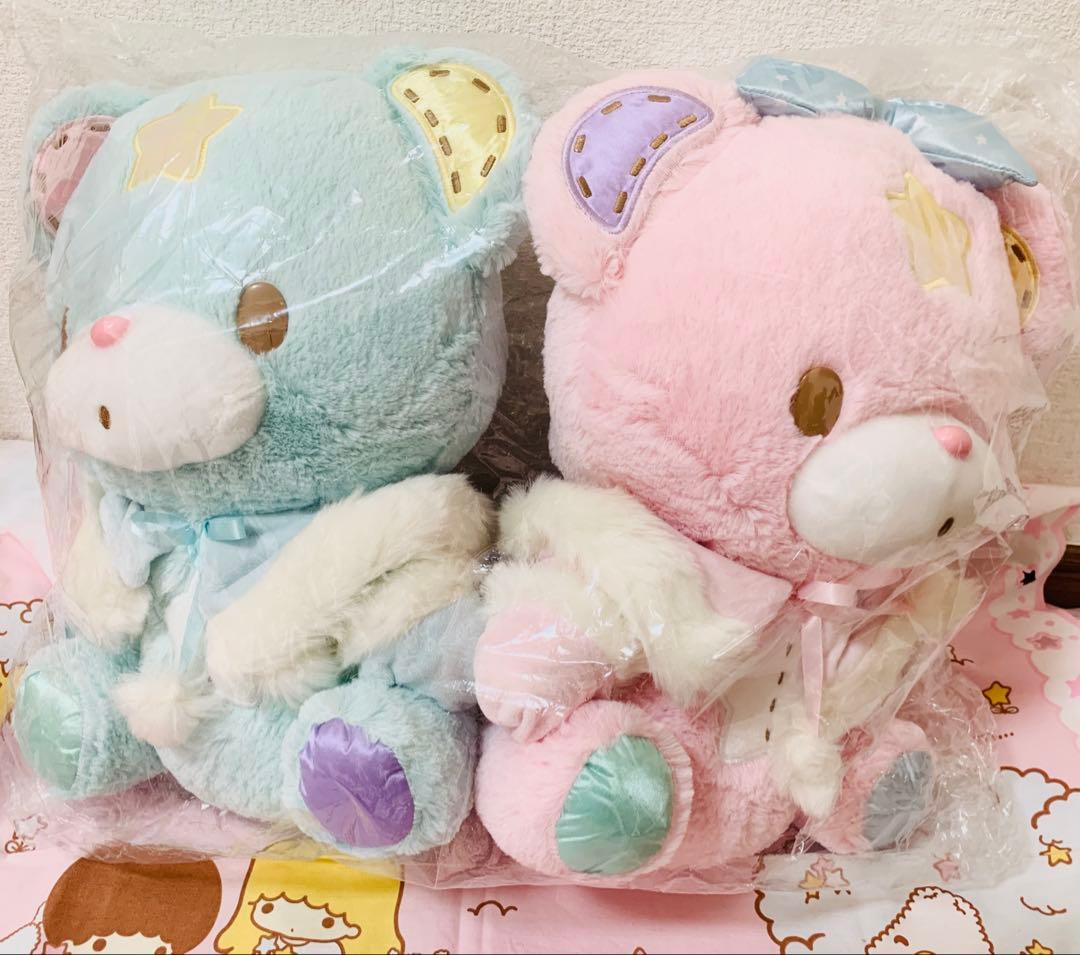 リトルツインスターズ キキララ パフポフ BIGケープぬいぐるみ