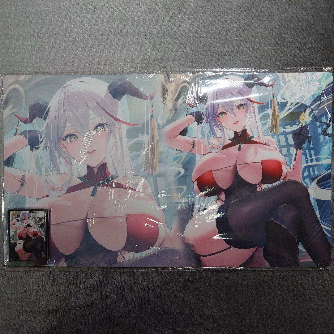 α1 アズールレーン けむり&筆 エーギル スリーブ&プレイマット