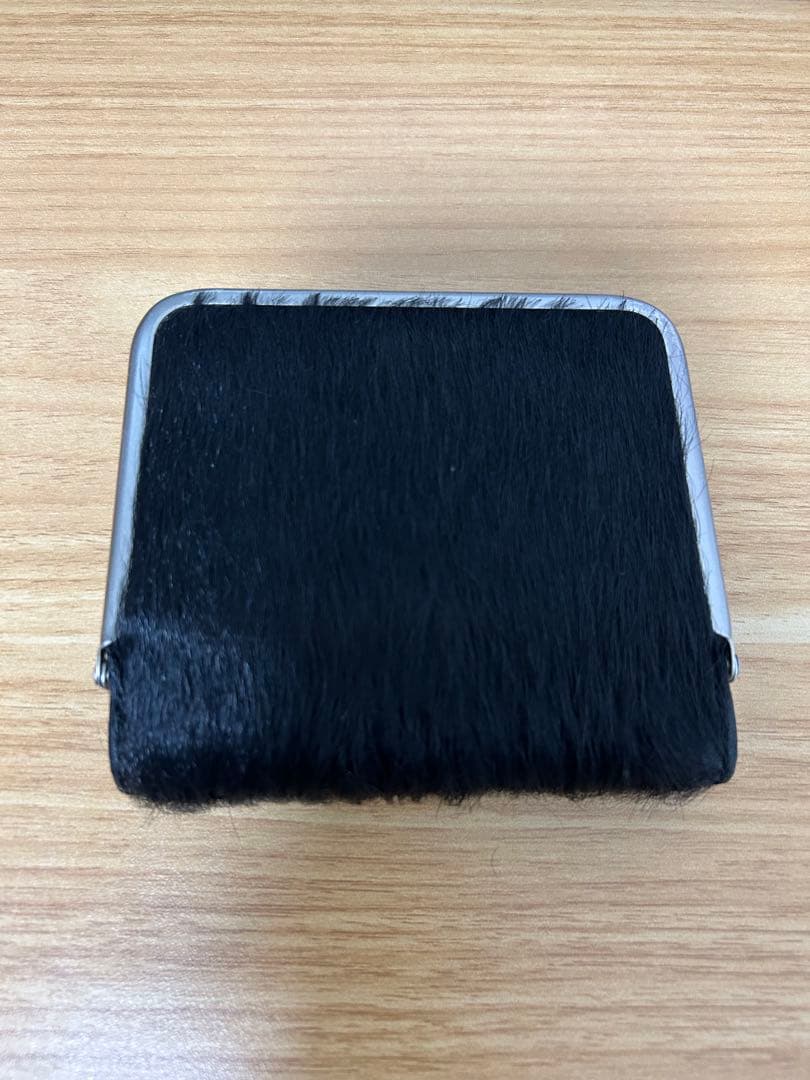 Hender Scheme hairy snap wallet black 美品