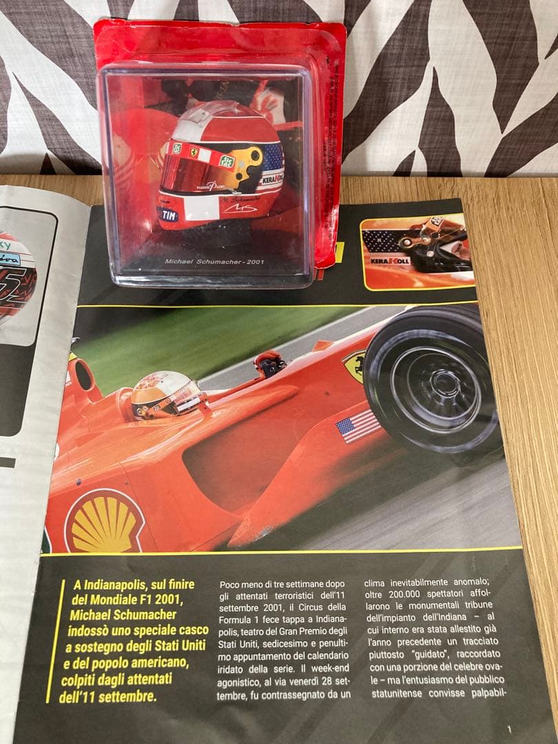 日本未発売　ビッグスケールF1コレクション　シューマッハ　2001 アメリカGP