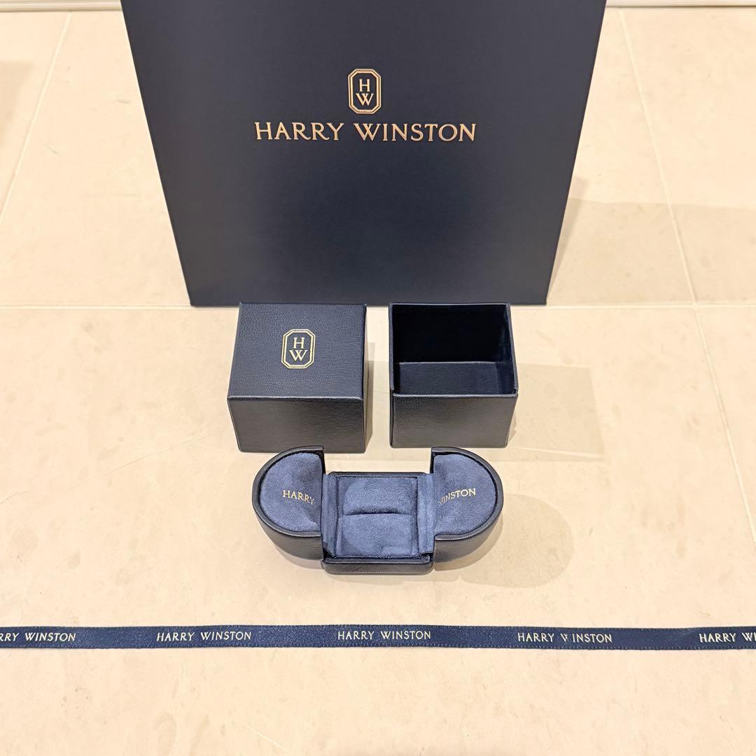 HARRY WINSTON 婚約指輪 リングケース ショッパー ギフトセット