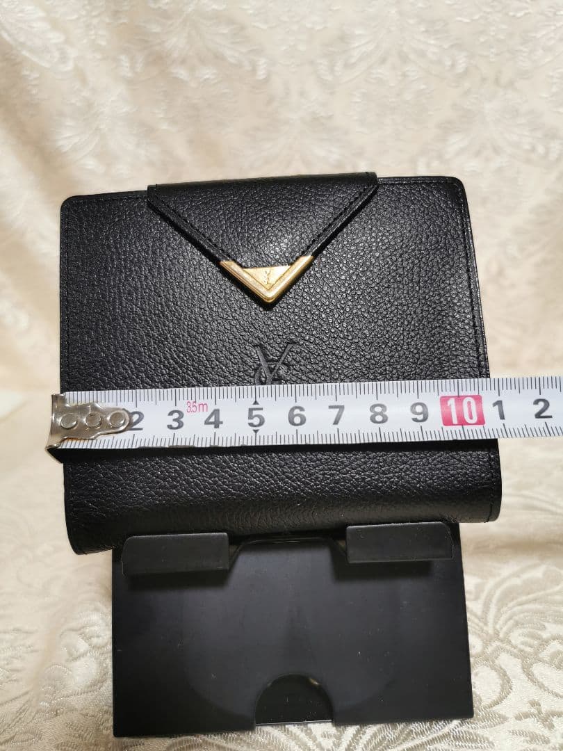 未使用　イブサンローラン ガマ口 二つ折り財布