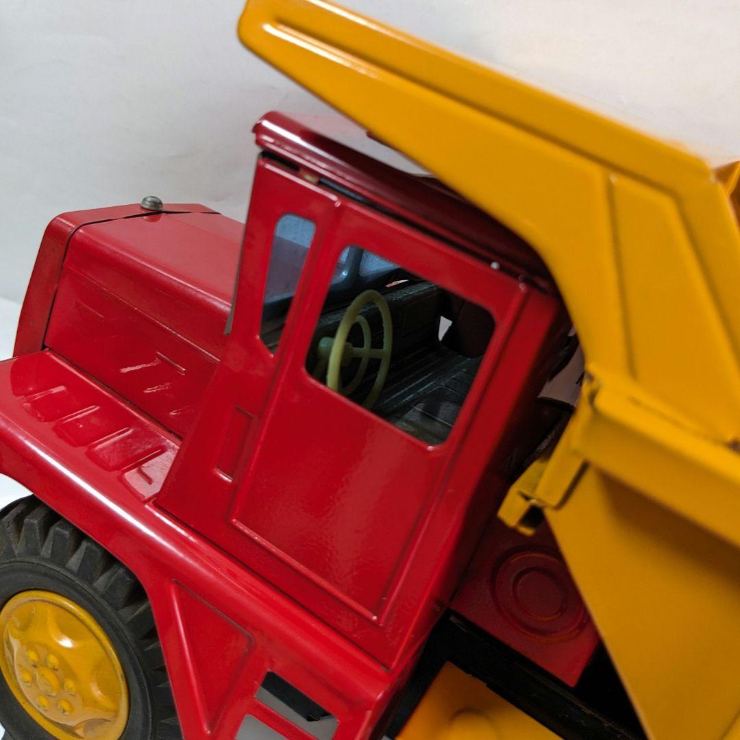 レトロ　米澤玩具（株）ブリキのダンプカー　長さ380×幅160×高さ195