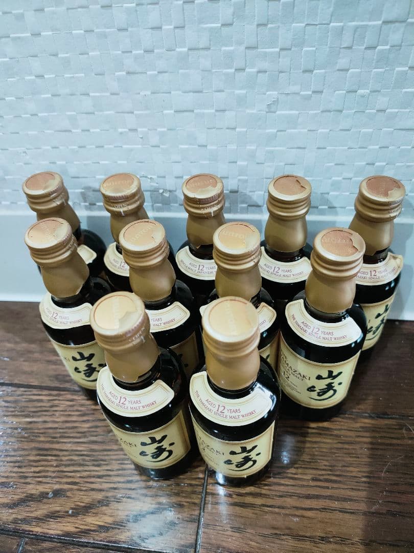 サントリーウイスキー山崎12年ミニボトル　11本