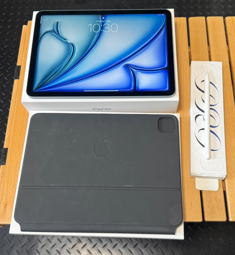 【美品】Apple iPad Air M2 Wi-Fi 128GB ブルー