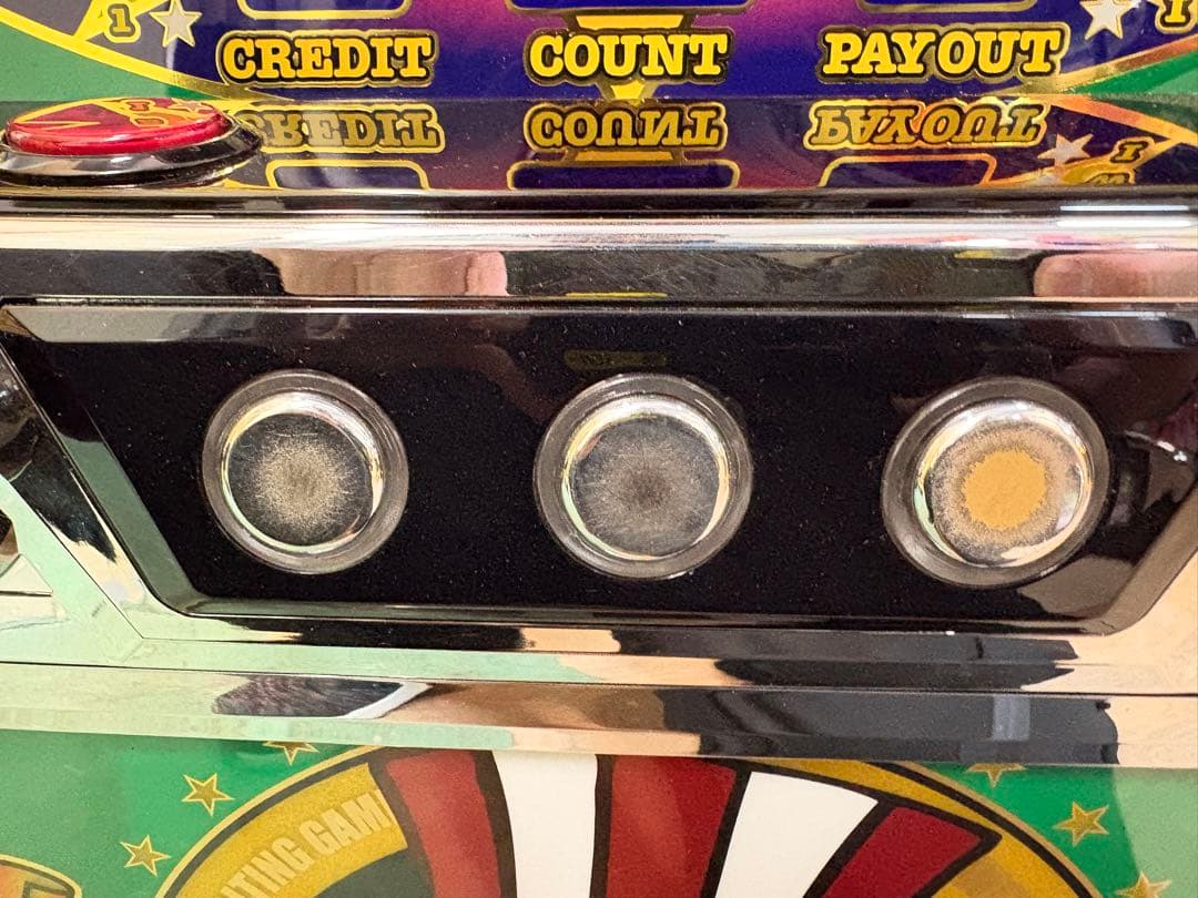 【送料込】アイムジャグラーEX-TP グリーンパネル パチスロ 実機 引取可②