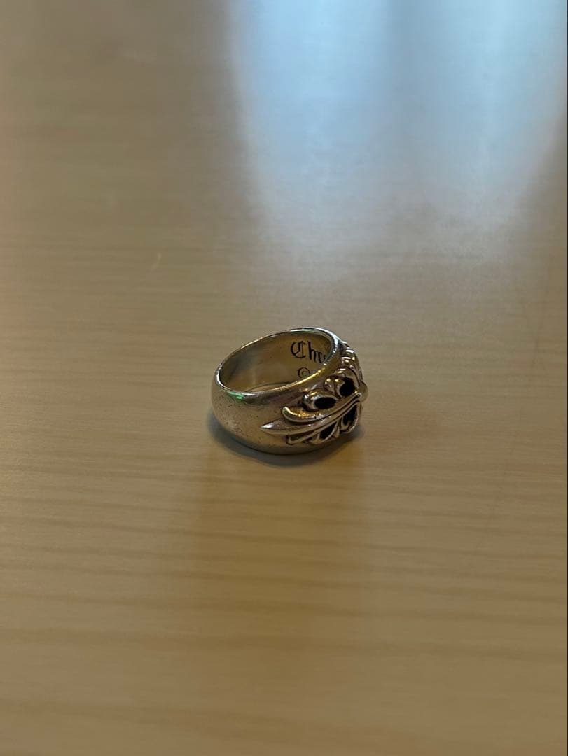 クロムハーツ フローラルクロスリング US7 正規品