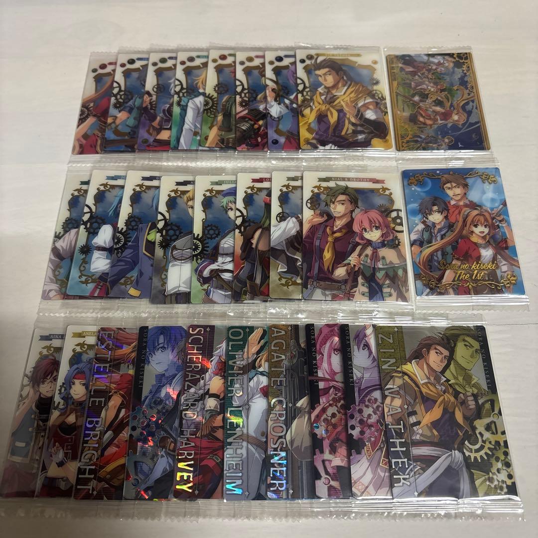 空の軌跡　the 1st　 ウエハース　コンプ　全28種　キービジュアル