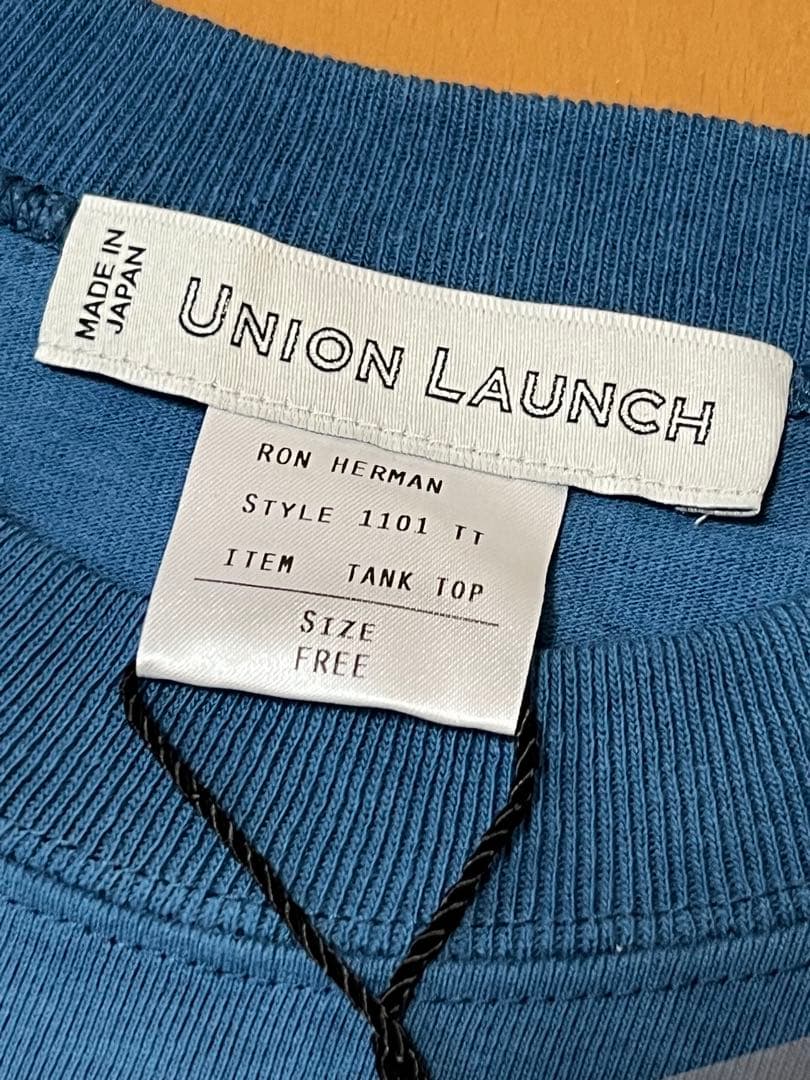 半額★新品未使用 ロンハーマン別注 UNION LAUNCH タンクトップ