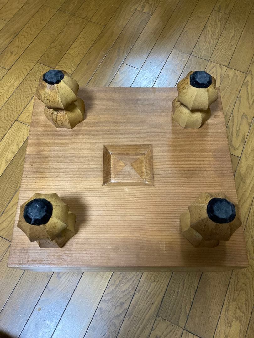 木製囲碁盤 セット　約45cm x 45cm