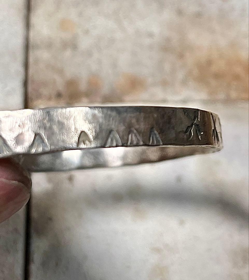ナバホ族 シルバー バングル navajo シルバー925 950 ゴローズ