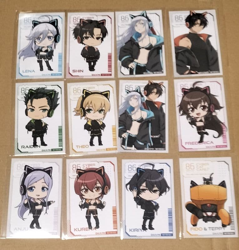 エイティシックス ミニブロマイド コンプセット 後半特典 コラボカフェ本舗