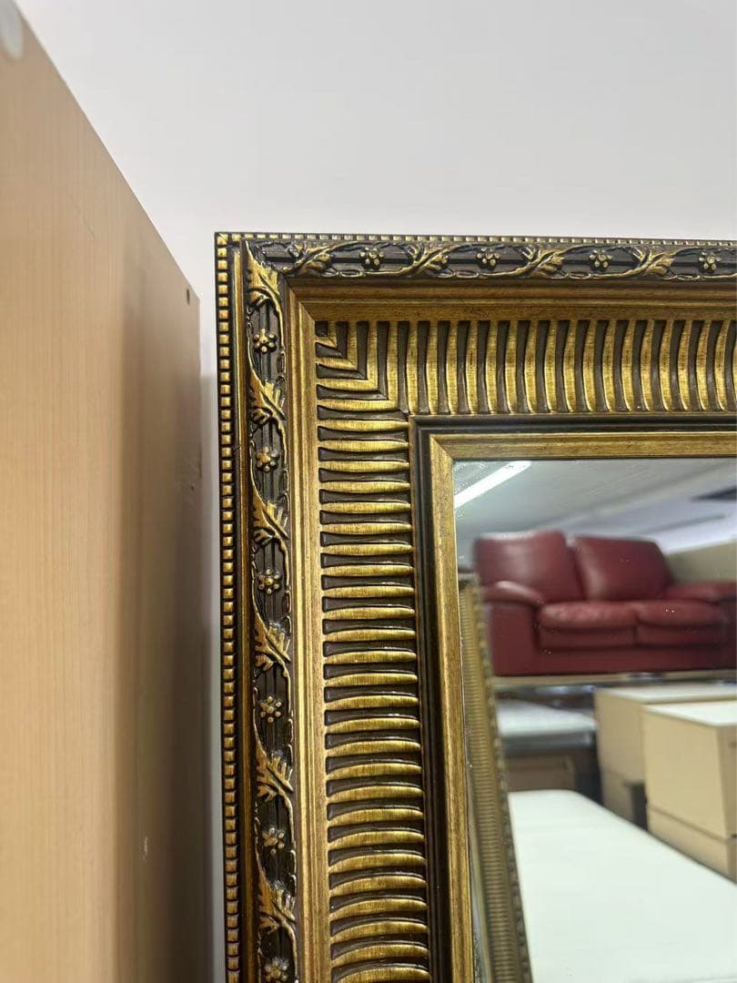 アンティーク　ゴールド　姿見　全身ミラー 大型ミラー