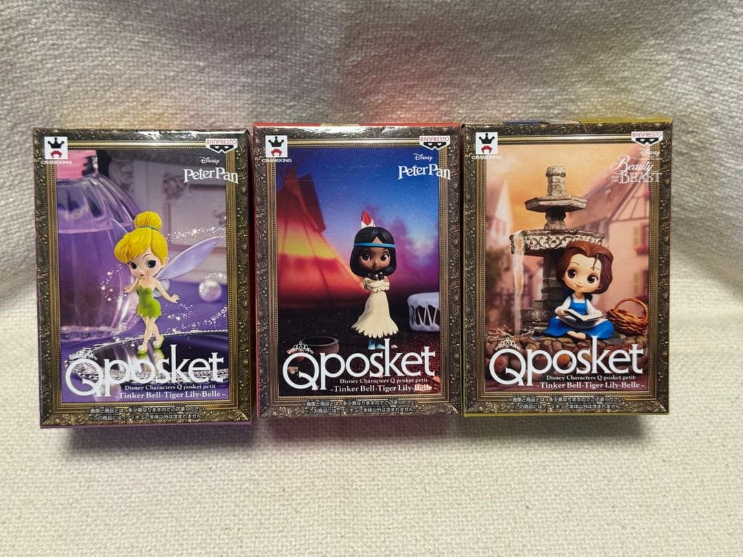 Q posket -Tinker Bell・Tiger Lily・Belle-