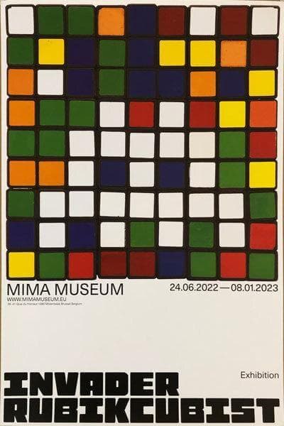 INVADER RUBIKCUBIST ポスター