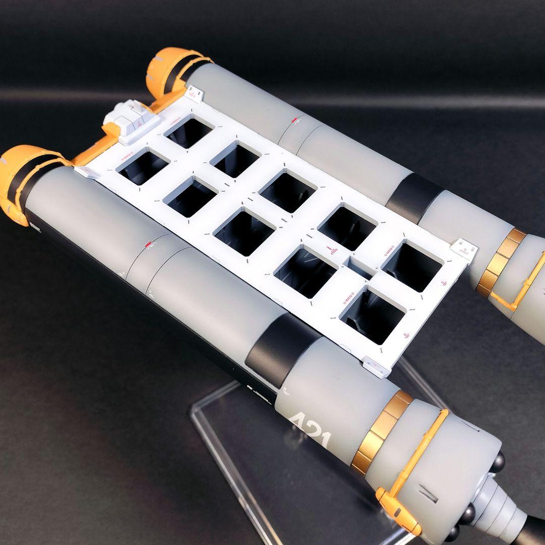 【塗装済み完成品】 νガンダム（EG）＋ブースターベッド（ガンダムベース限定）