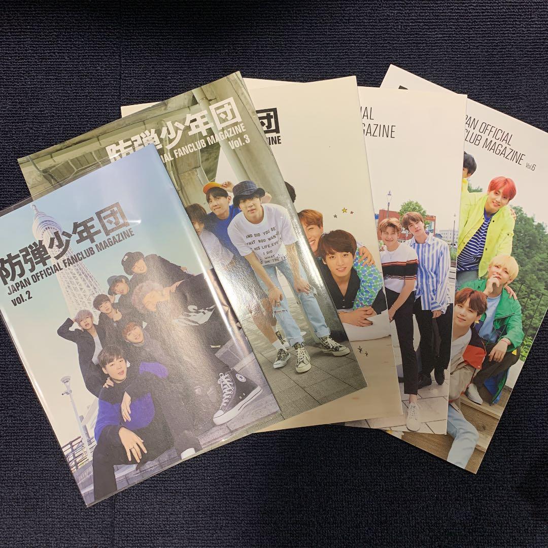 【レア】BTS FC会報誌　vol. 2 3 4 5 6 セット