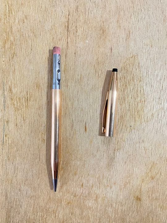 CROSS シャープペンシル 14KT GOLD FILLED くりだしタイプ