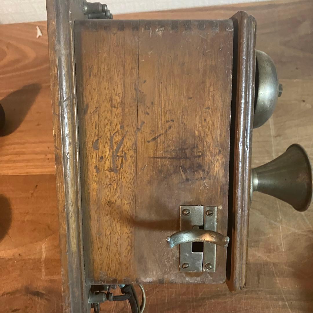 昭和レトロ デルビル電話機 手回し電話機 アンティーク ヴィンテージ ジャンク