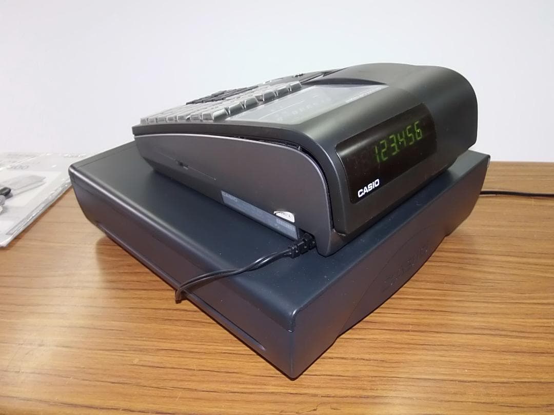 設定無料 CASIO TE-300-BK インボイス対応レジスター 250514