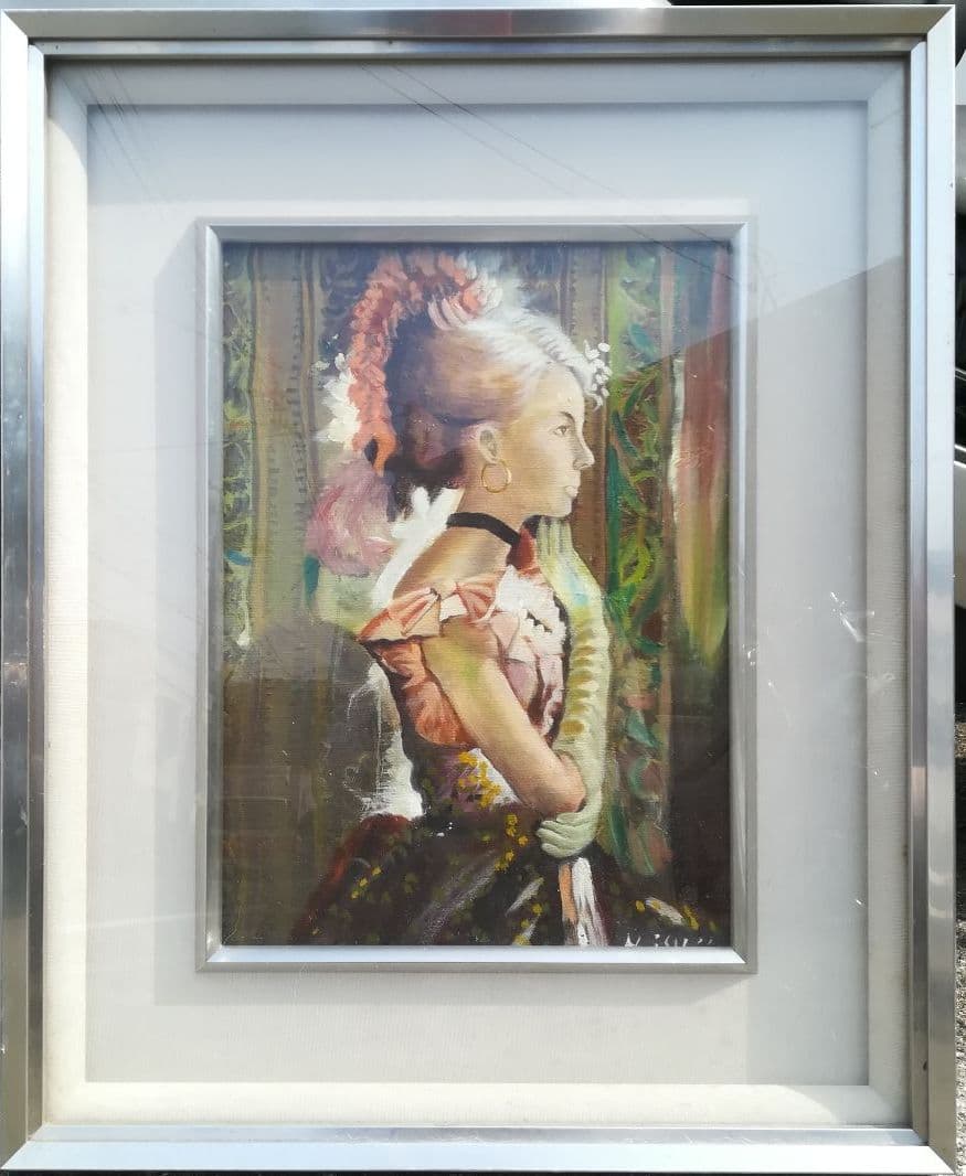 石井博作　肉筆画　油彩画