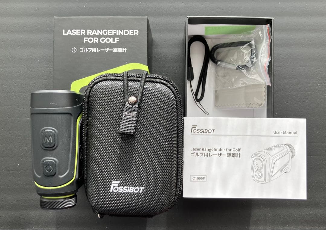 FOSSiBOT C1000F レーザー距離計3点間測定