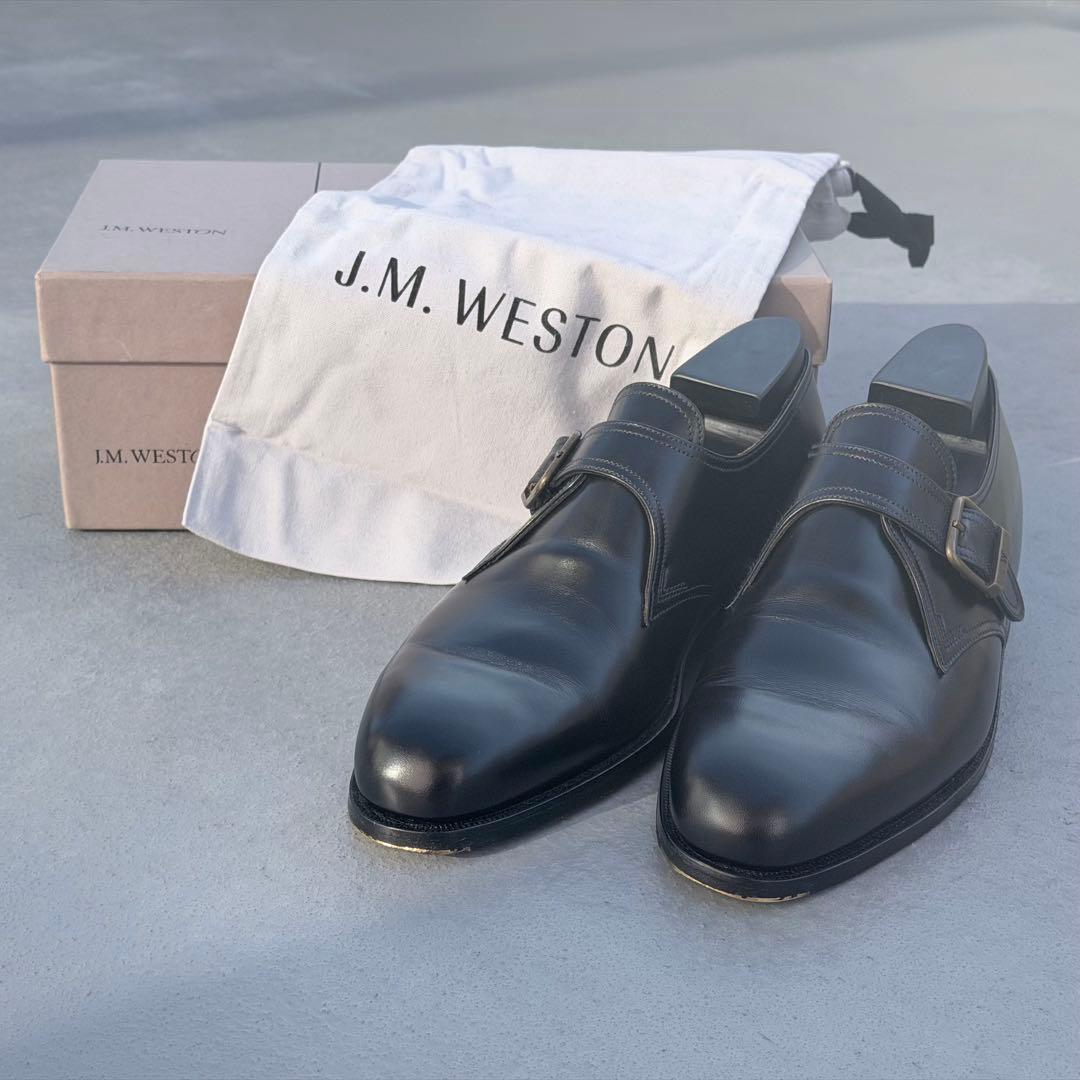 美品　J.M. WESTON #531 シングルモンク 6D
