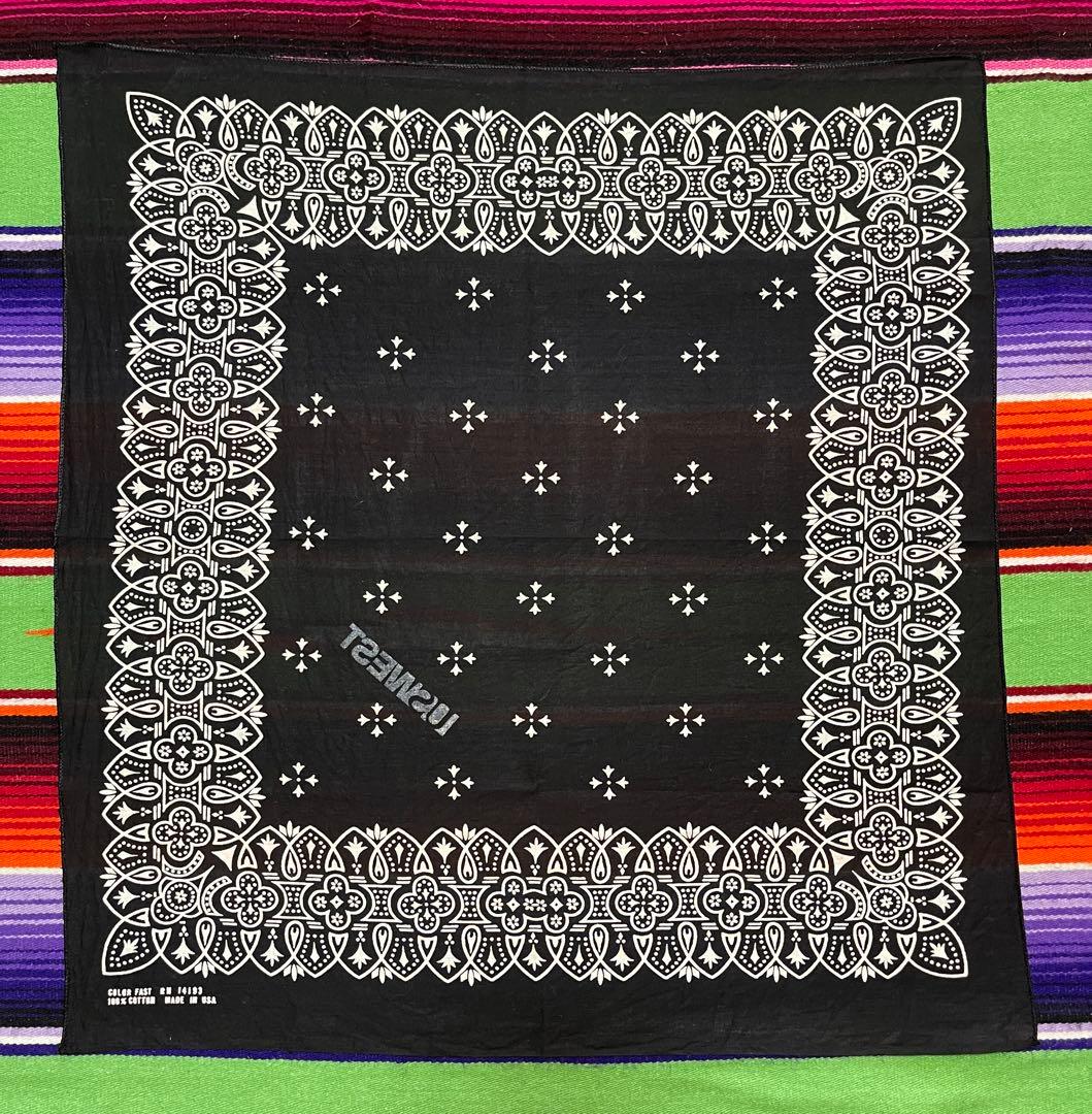 【カワカミ 】⑧⓪⑥70s USA製 バンダナ WAMCRAFT アイアン