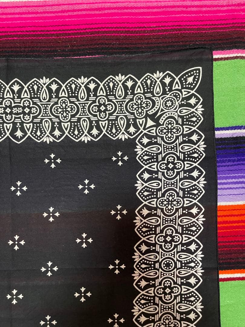 【カワカミ 】⑧⓪⑥70s USA製 バンダナ WAMCRAFT アイアン