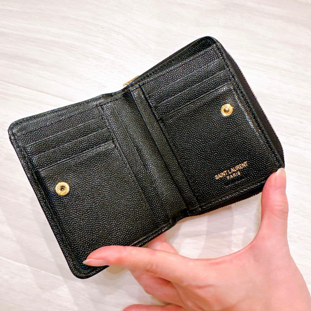 二つ折り財布 ブラック 箱付き