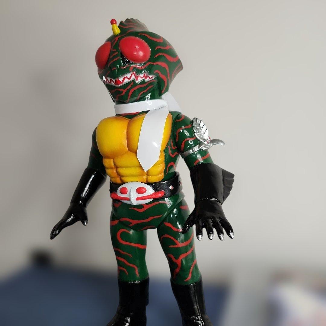 東映レトロソフビコレクション　仮面ライダー　アマゾン　メディコムトイ