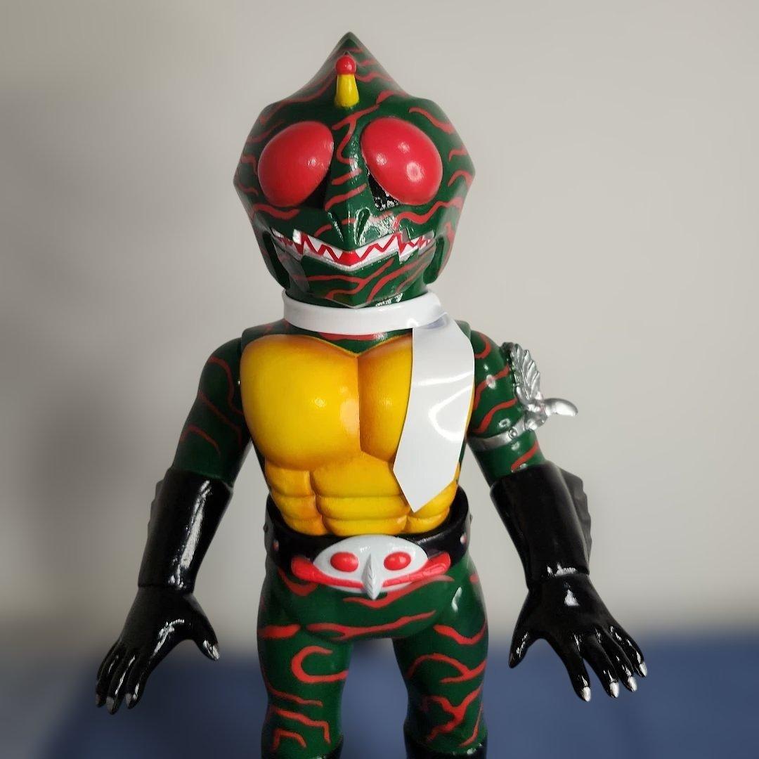 東映レトロソフビコレクション　仮面ライダー　アマゾン　メディコムトイ