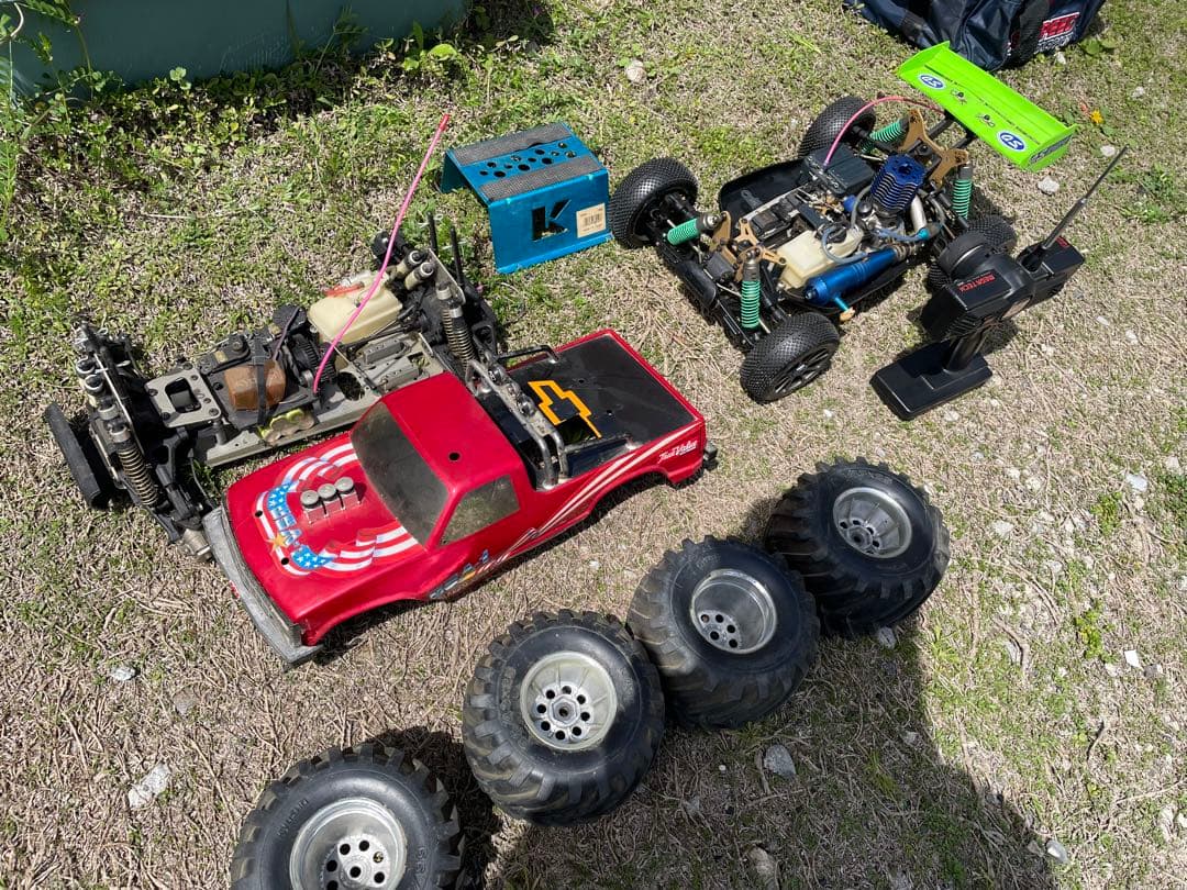 【中古品】京商　エンジンラカーセット