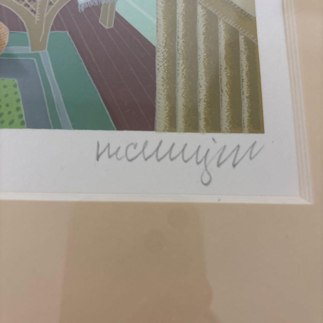 トーマス・マックナイト シルクスクリーン直筆入 本日出品終了。最終値下げ