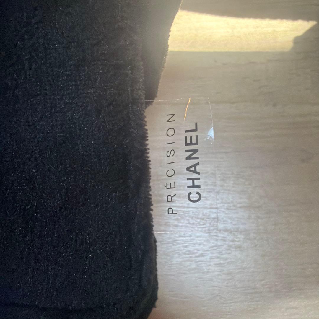 新品未使用　シャネルコスメノベルティブラックパイル生地ショルダーバッグBTSテテ