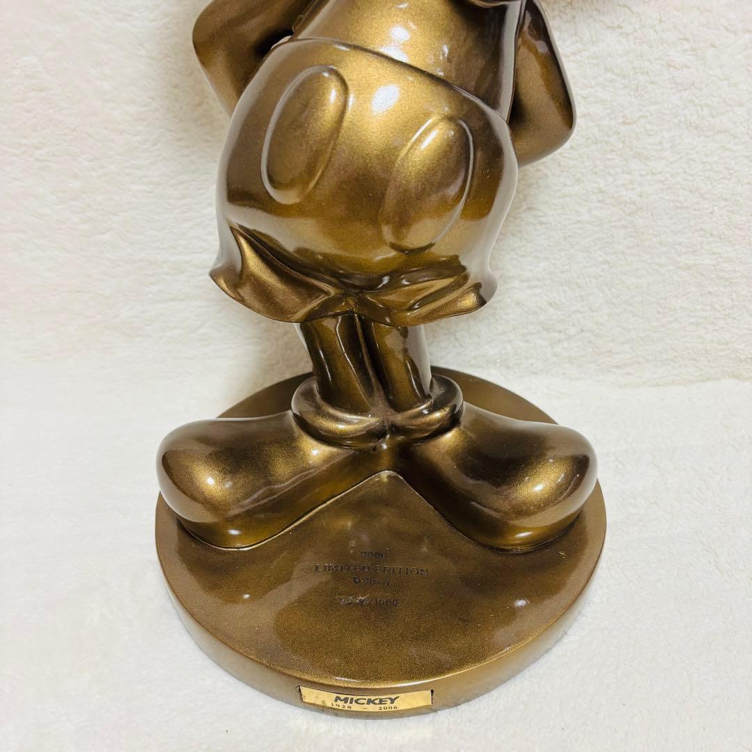 【限定1000】Disney ディズニー　ミッキーマウス　ブロンズ像　希少品