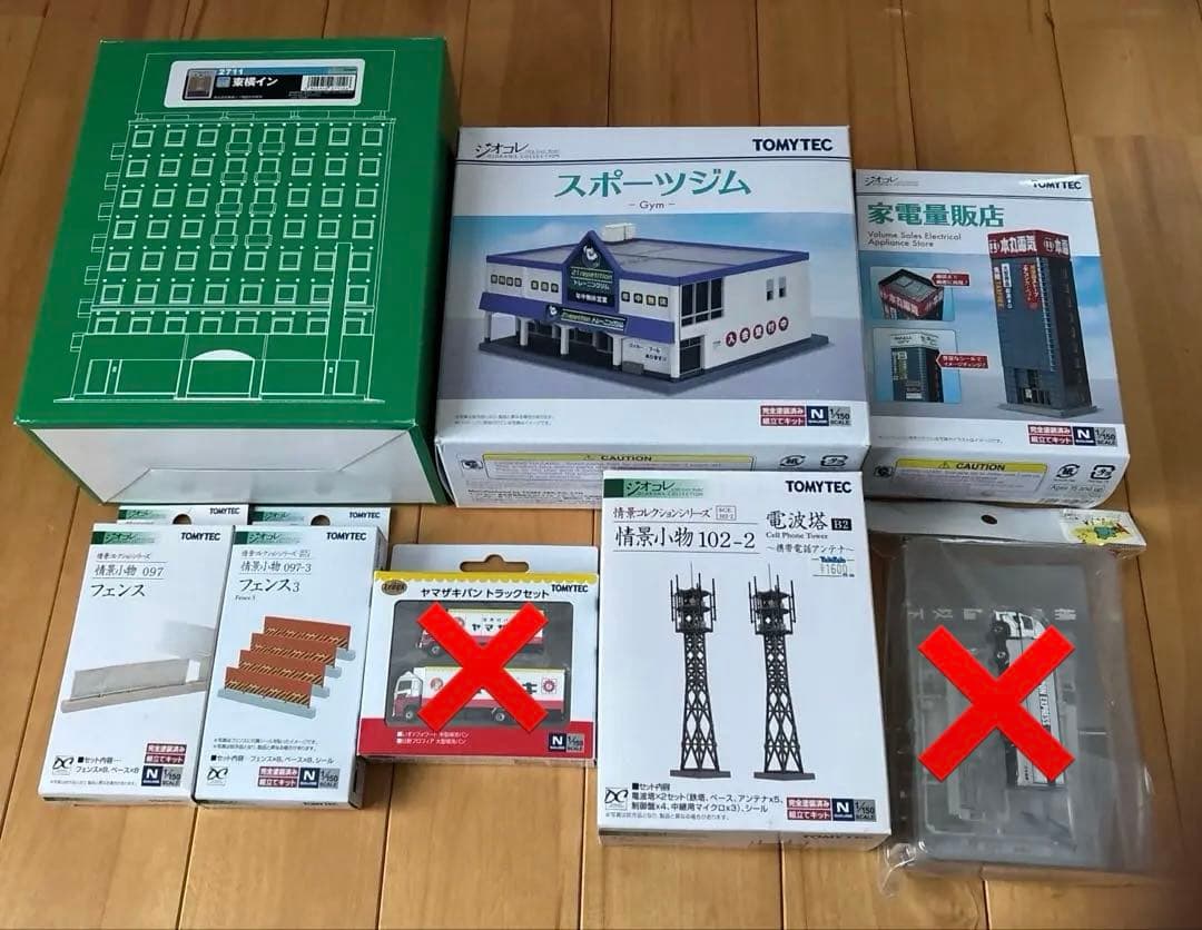 Nゲージ 鉄道模型　ジオラマ・レイアウトセット