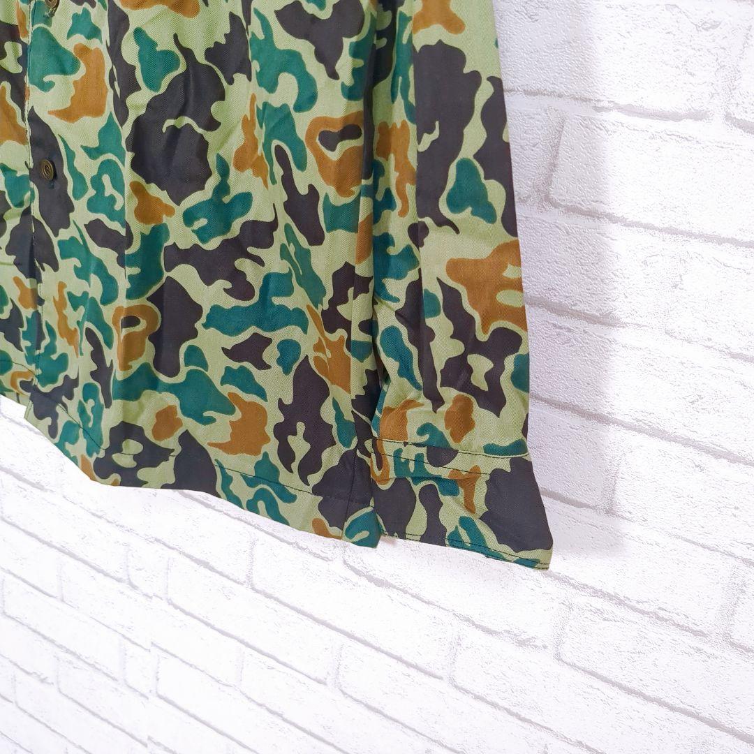 迷彩　カモフラ　セットアップ　上下　ミリタリー　戦闘服　軍服　シャツ　パンツ