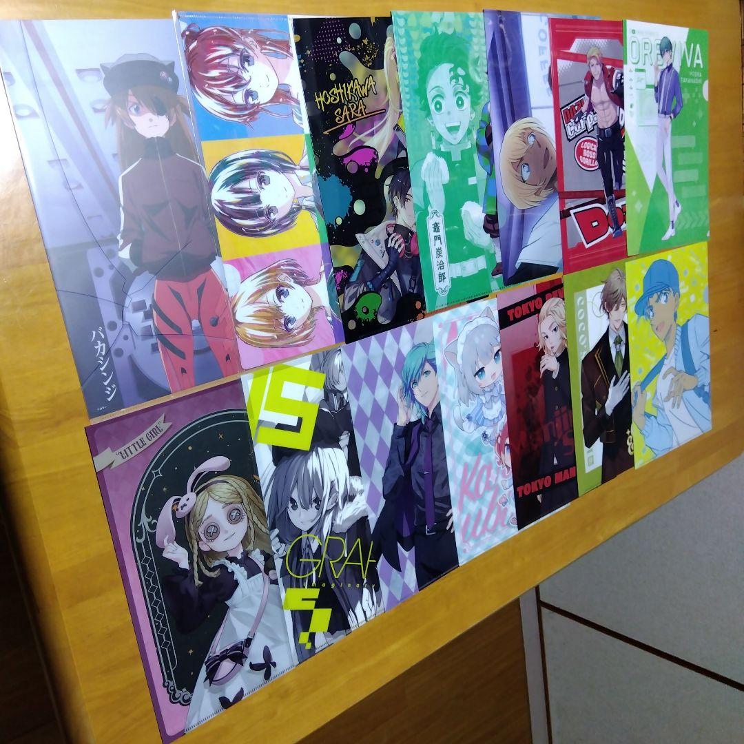 アニメ ノンジャンル 美少女系など　Ａ−４クリアファイル まとめ売り大量２５０枚