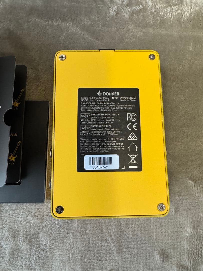 Donner ディレイ リバーブ　中古　ほぼ新品