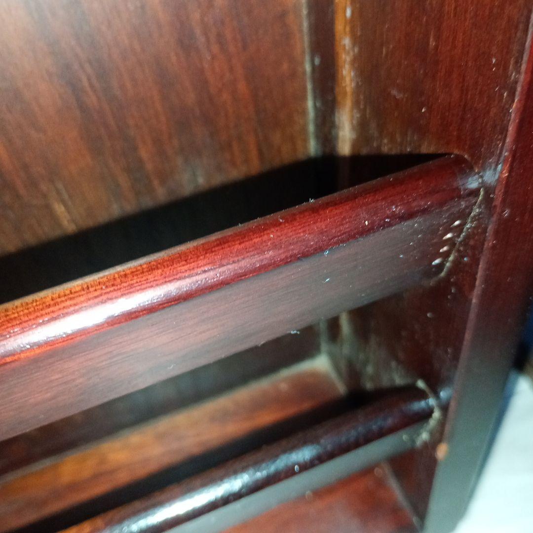 文机 折りたたみ式 三段引き出し