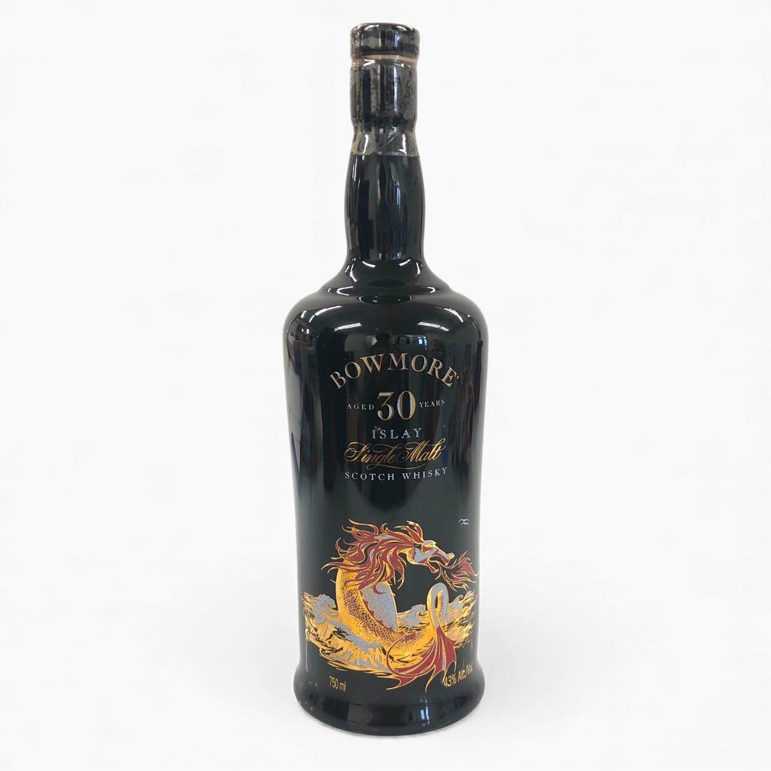 大*本様 ボウモア30年 セラミックドラゴン 43度 750ml 箱付き 液漏れ