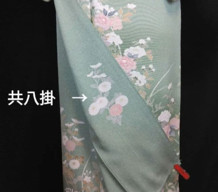 NO384 　売約済み　躾付き　友禅正絹　訪問着フルセット　正絹長襦袢付き