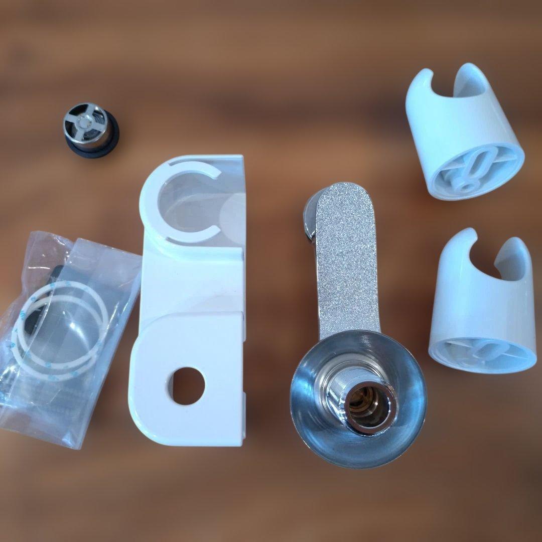 【未使用】サーモ　シャワー　混合栓　ホワイトシャワーヘッドセット