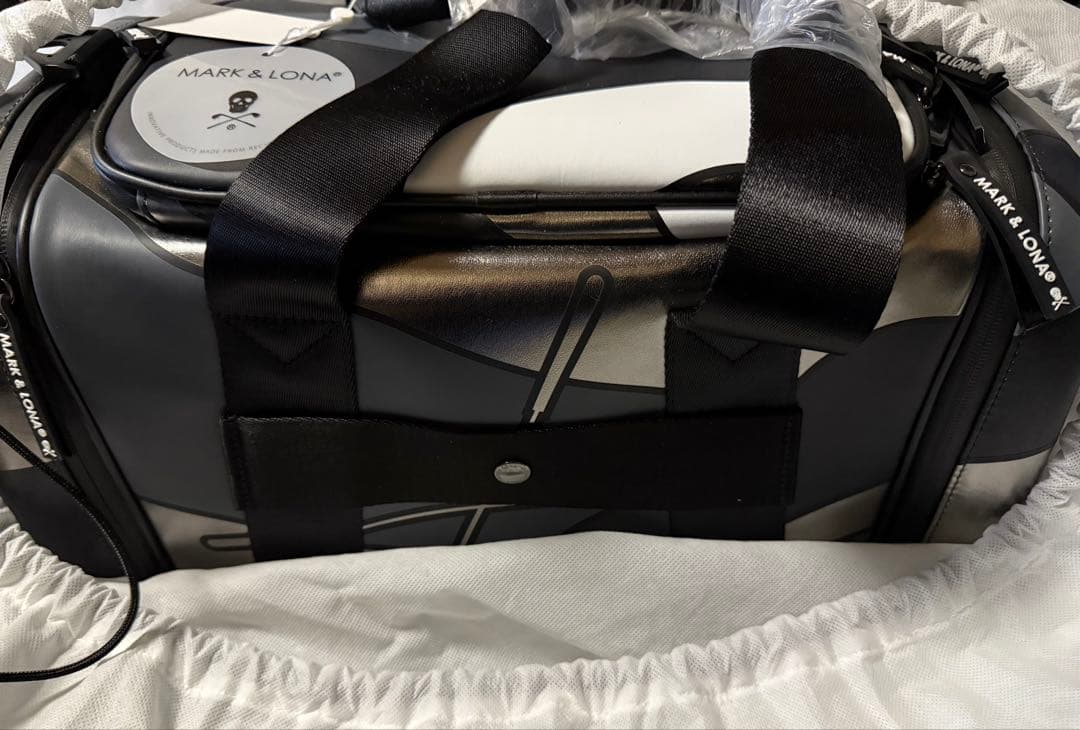 新品未使用　マークアンドロナ ボストンMILO Boston bag BLACK