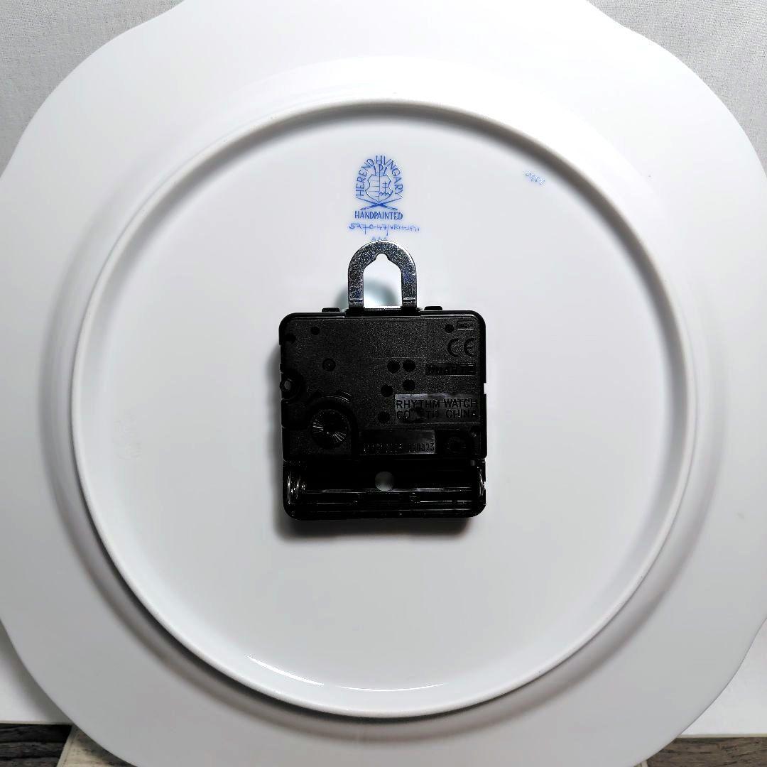 ヘレンド ウィーンの薔薇 ウォールクロック 時計 プレート 皿 掛け時計