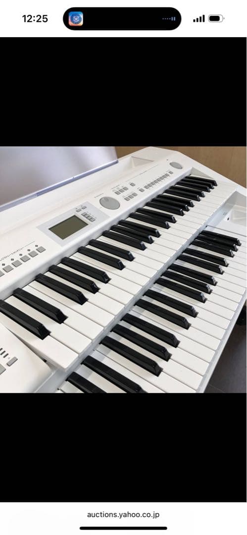 YAMAHA STAGEA 61鍵 ホワイト 椅子付き