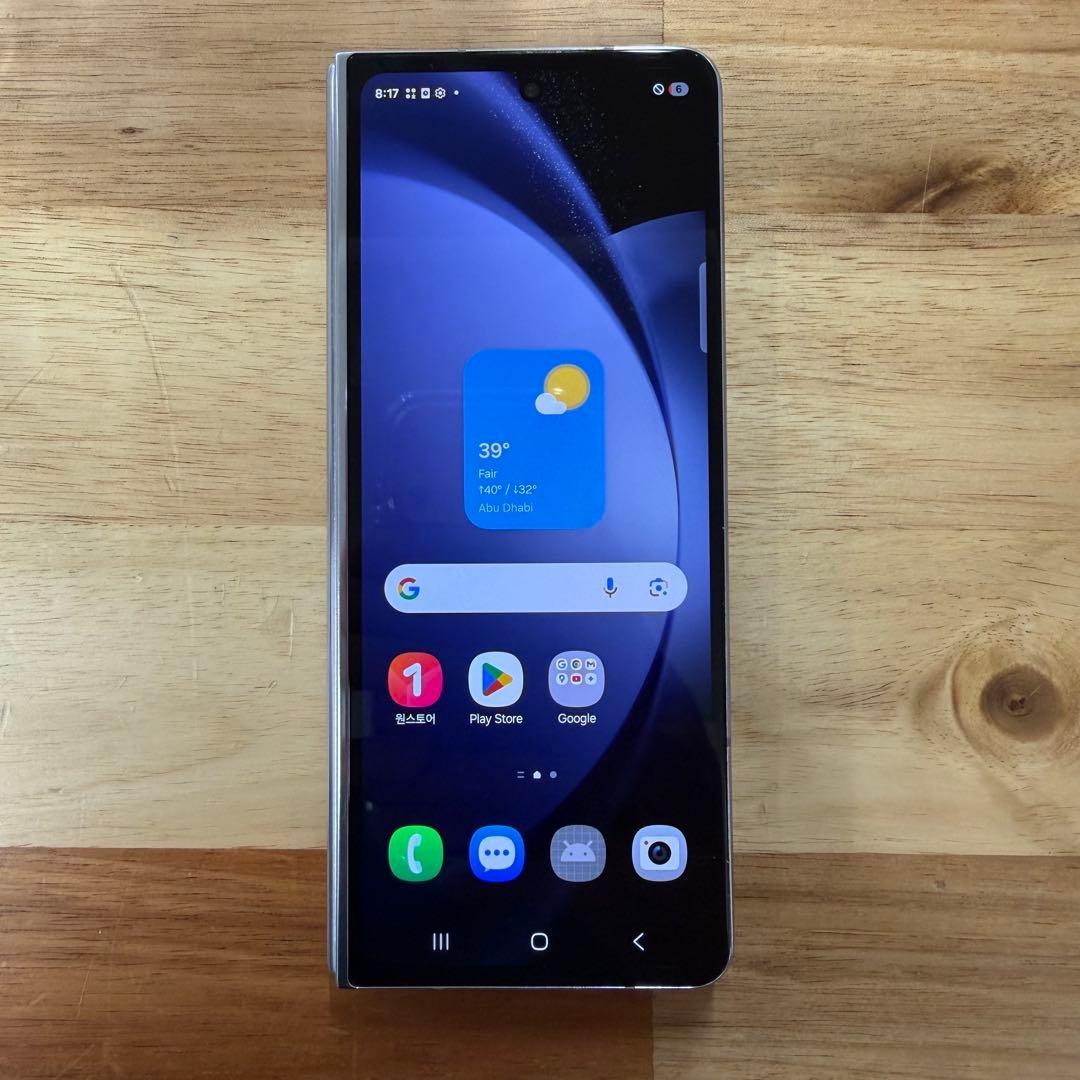 超美品 Galaxy fold5 512GB アイシーブルー韓国
