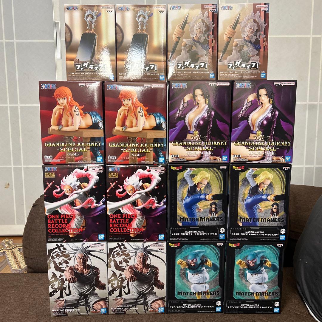 最新フィギュア　ワンピース　ドラゴンボール　ネテロ　１６点セット