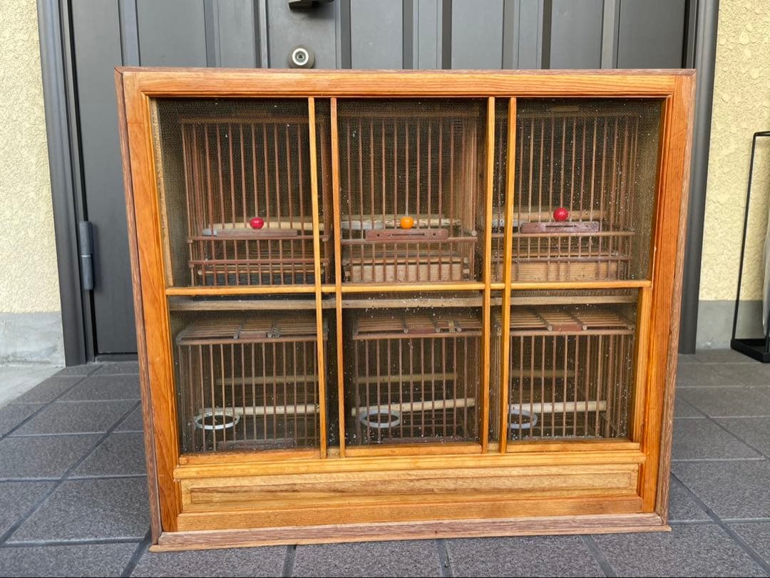 メジロ寝かせ箱　カゴ６個セット